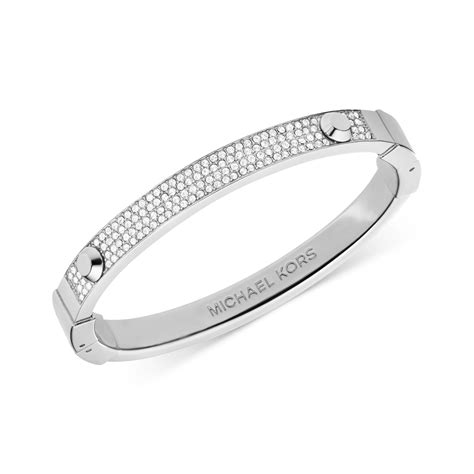 michael kors silver bangle